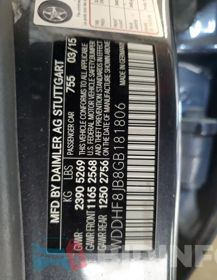 WDDHF8JB8GB181806 Photo# 12