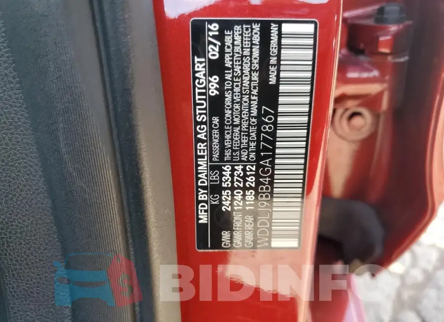 WDDLJ9BB4GA177867 Photo# 12