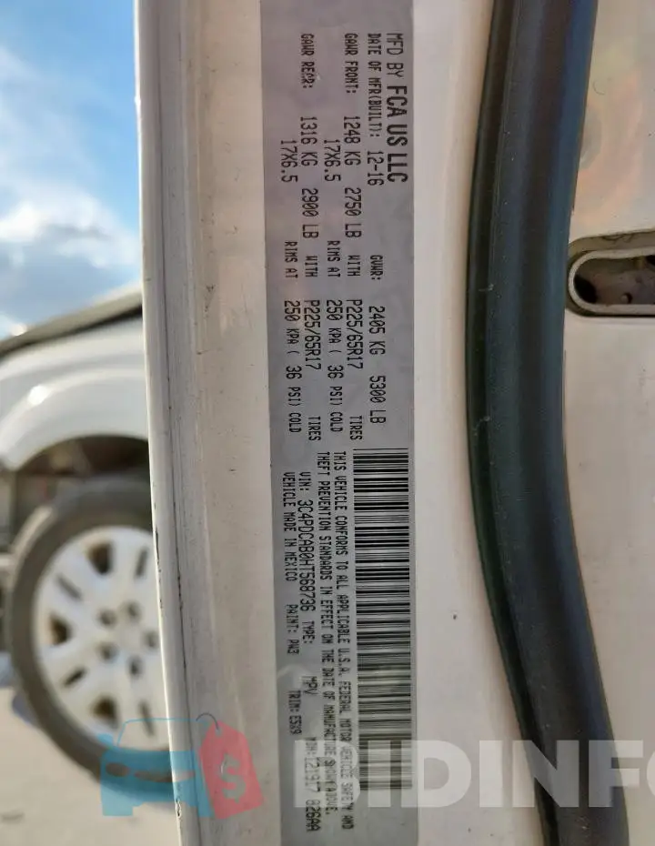 3C4PDCAB0HT568736 Photo# 13