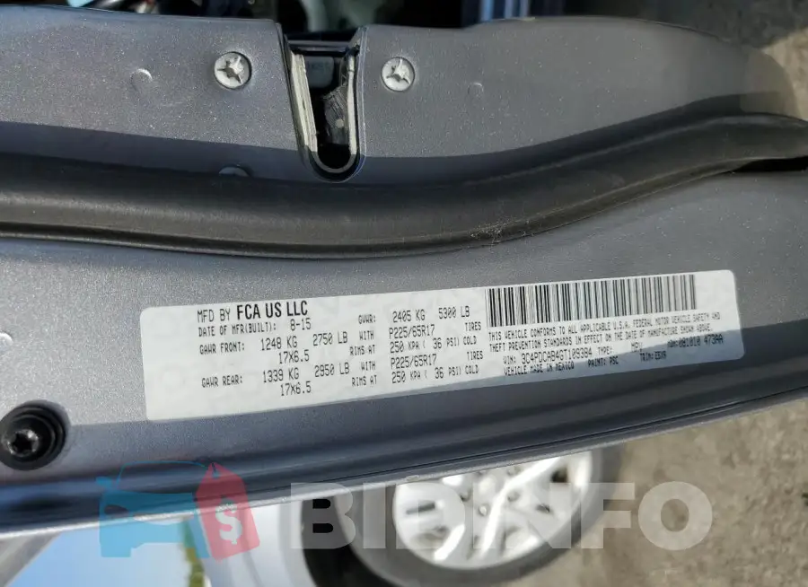 3C4PDCAB4GT109384 Photo# 14