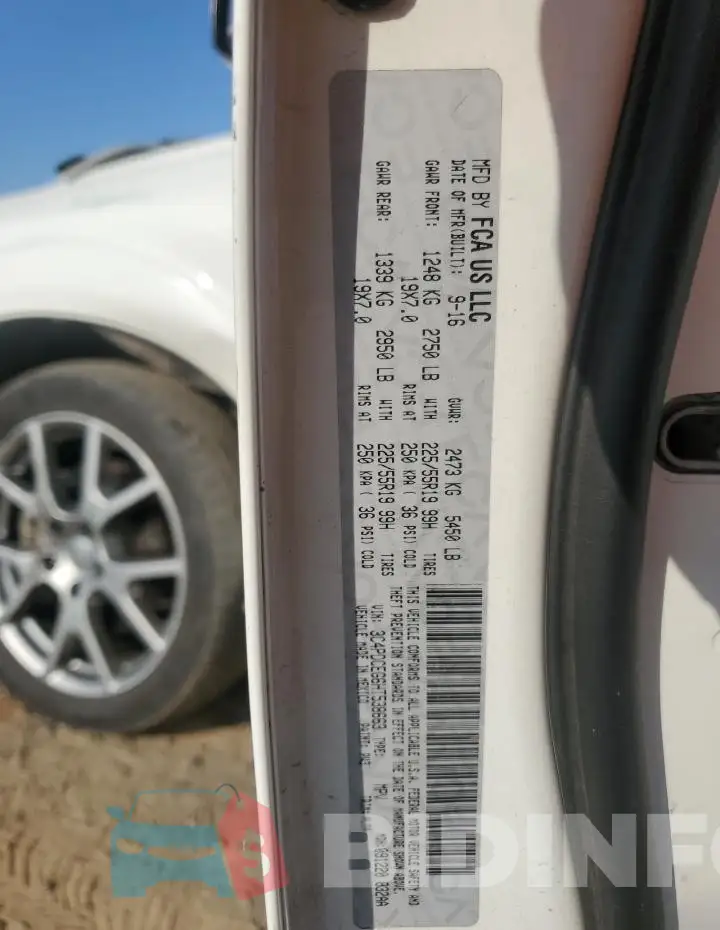 3C4PDCEG6HT538663 Photo# 13