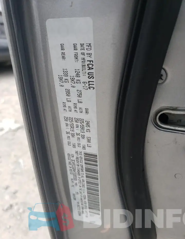 3C4PDCGB4HT695593 Photo# 13
