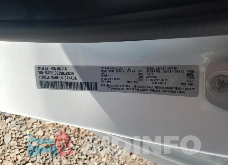 2C4RC1CG2SR578235 Photo# 14