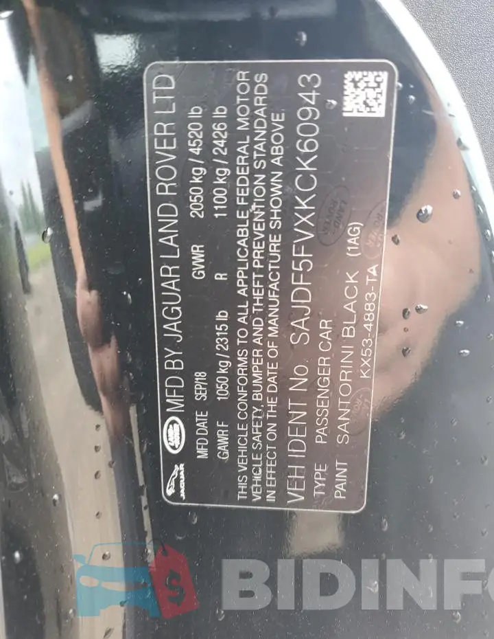 SAJDF5FVXKCK60943 Photo# 12
