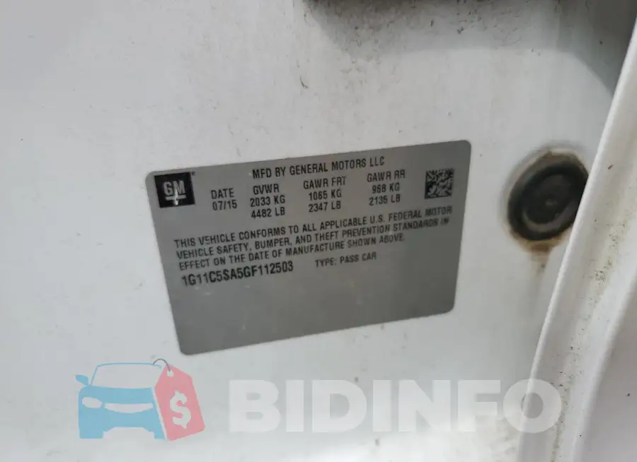 1G11C5SA5GF112503 Photo# 12