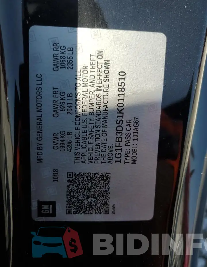 1G1FB3DS1K0118510 Photo# 13