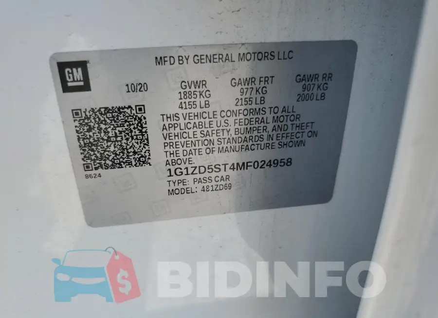 1G1ZD5ST4MF024958 Photo# 13