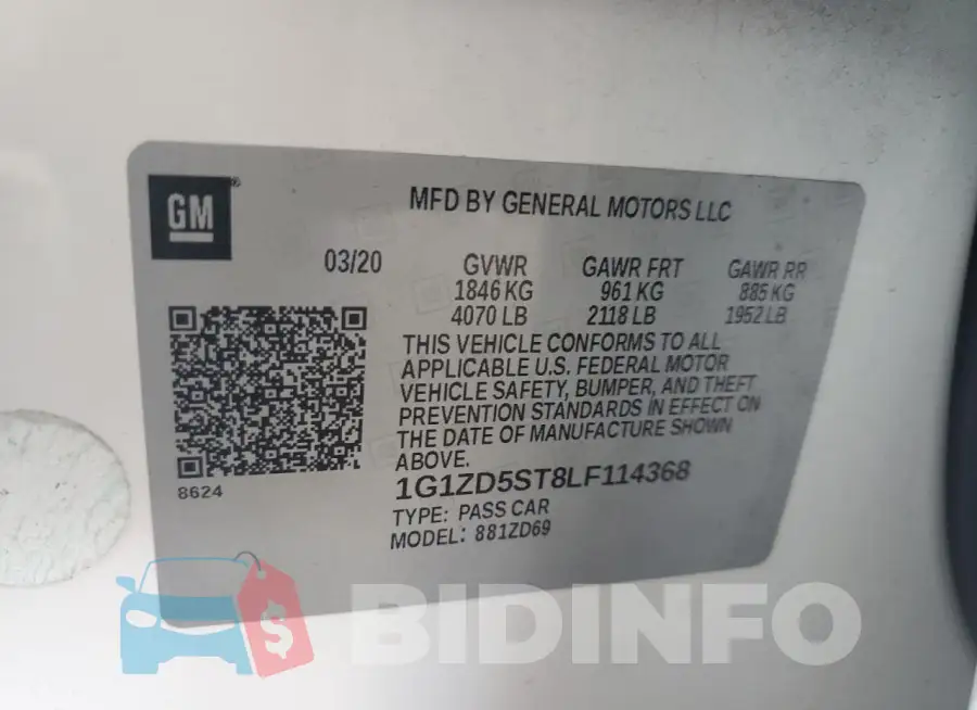 1G1ZD5ST8LF114368 Photo# 12