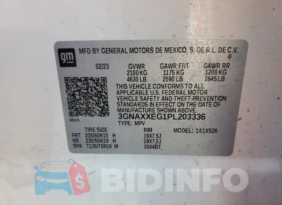 3GNAXXEG1PL203336 Photo# 13