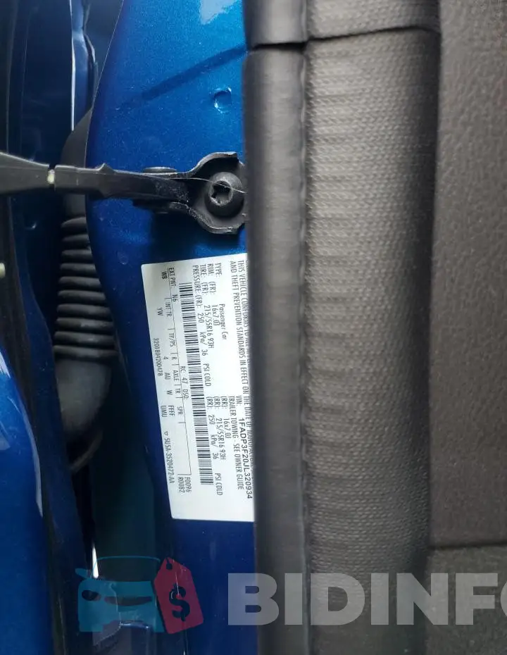 1FADP3F20JL320934 Photo# 12