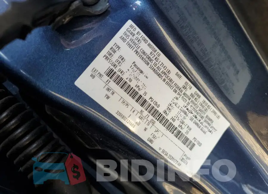 1FADP3M2XJL261541 Photo# 12