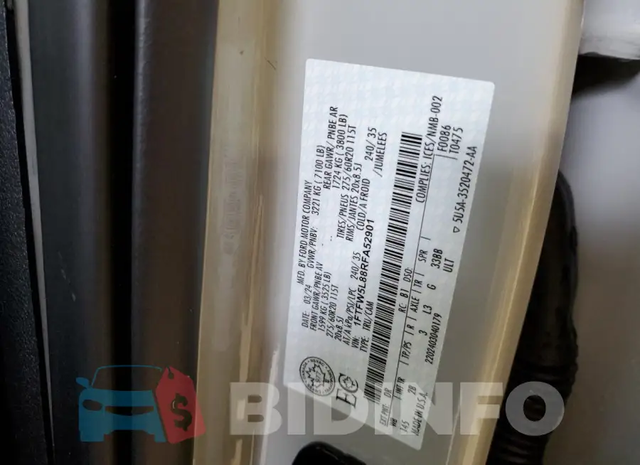 1FTFW5L88RFA52901 Photo# 12