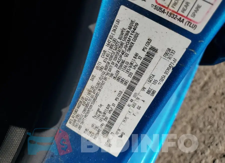 3FADP4EJ9GM119409 Photo# 12