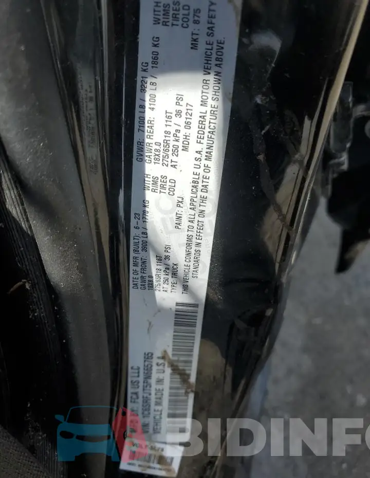 1C6SRFJT5PN665765 Photo# 12