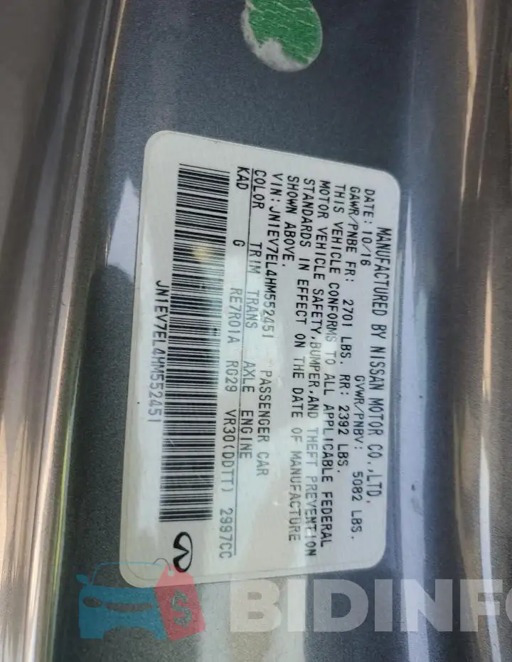 JN1EV7EL4HM552451 Photo# 13