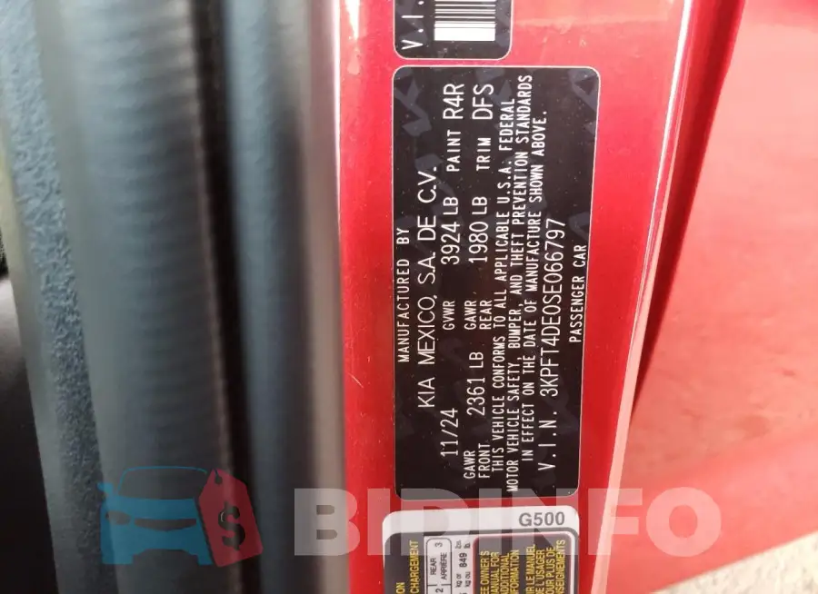 3KPFT4DE0SE066797 Photo# 13