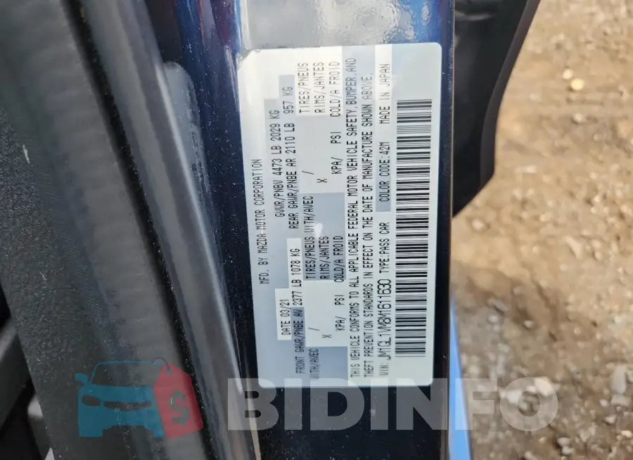 JM1GL1VM8M1611630 Photo# 12