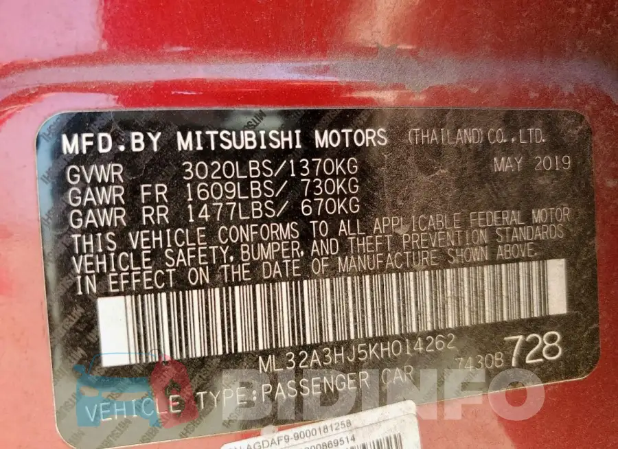 ML32A3HJ5KH014262 Photo# 12
