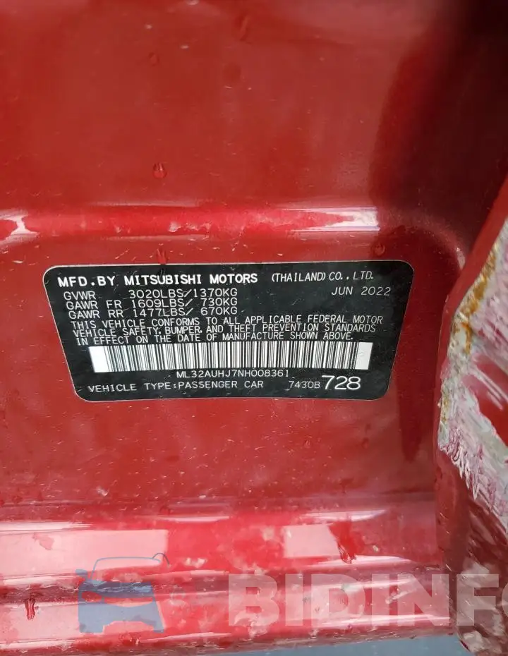 ML32AUHJ7NH008361 Photo# 14