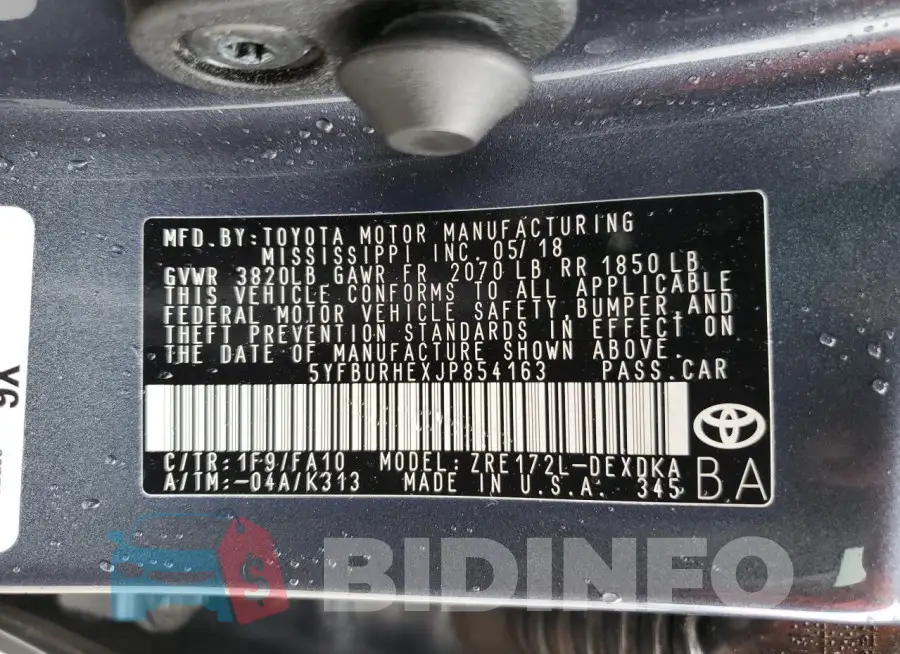 5YFBURHEXJP854163 Photo# 13