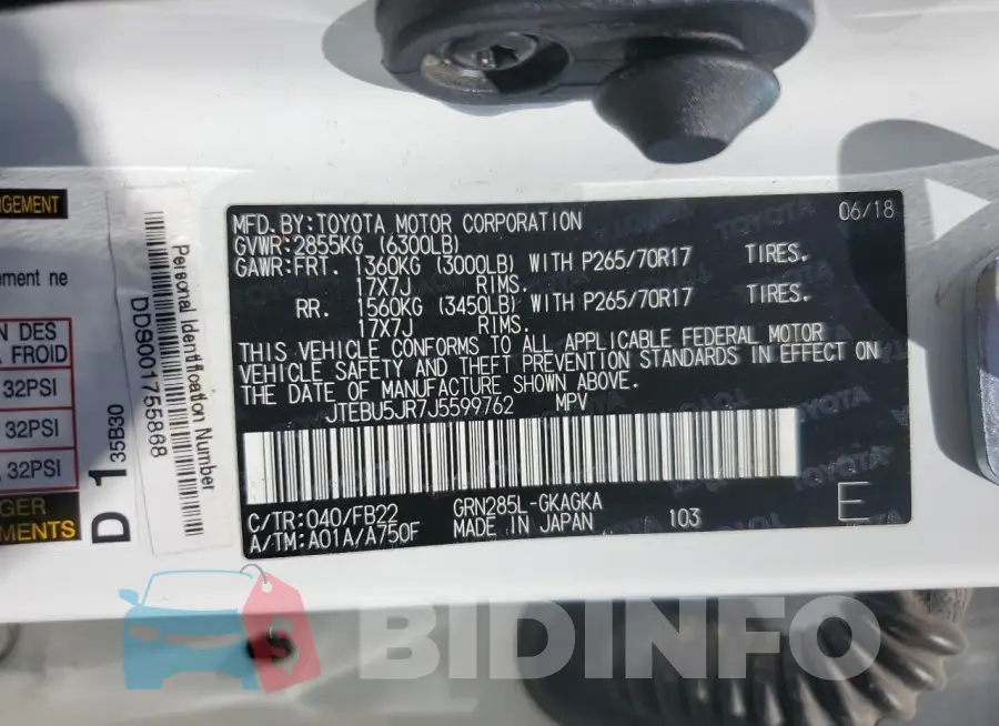 JTEBU5JR7J5599762 Photo# 13