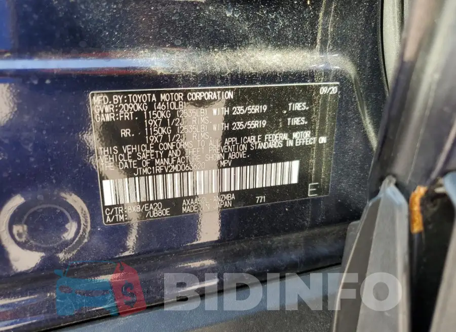 JTMC1RFV2MD063620 Photo# 13