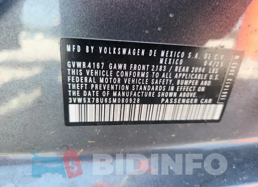3VW5X7BU6SM080928 Photo# 12