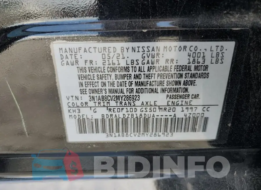 3N1AB8CV2MY286923 Photo# 12
