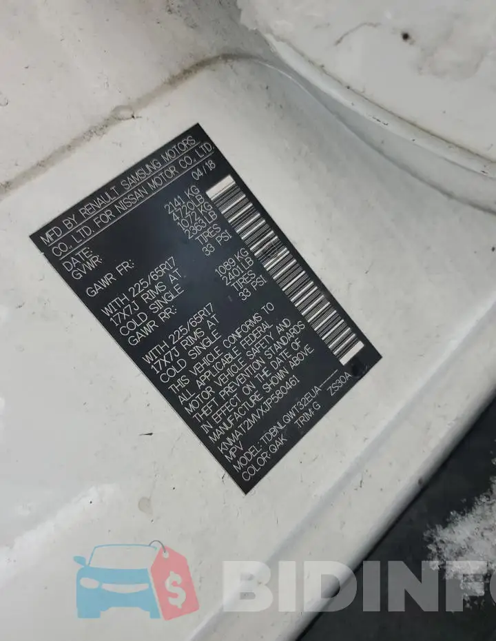 KNMAT2MVXJP580461 Photo# 14