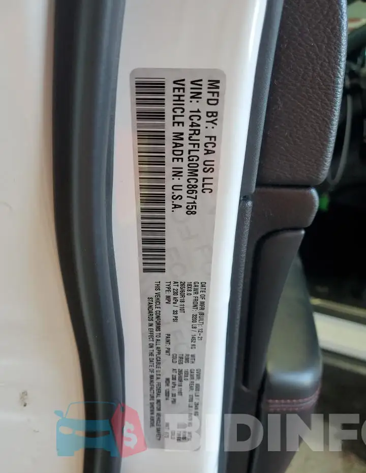 1C4RJFLG0MC867158 Photo# 14