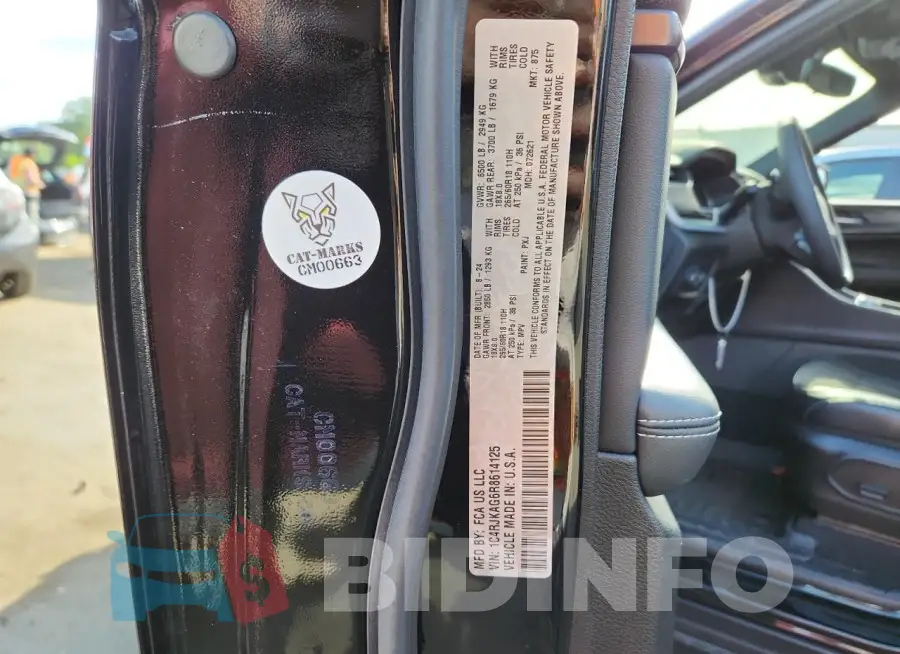 1C4RJKAG6R8614125 Photo# 14
