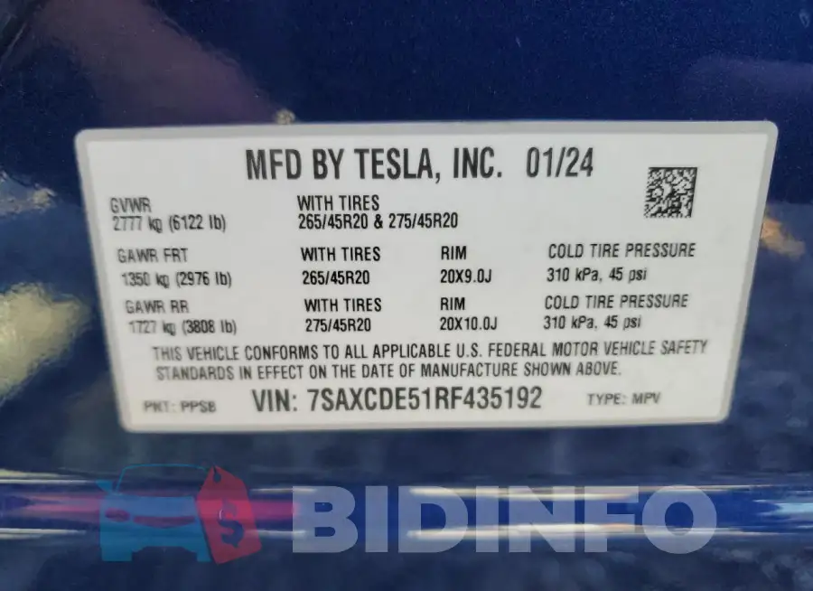 7SAXCDE51RF435192 Photo# 12