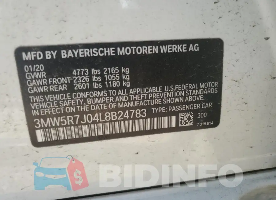 3MW5R7J04L8B24783 Photo# 13