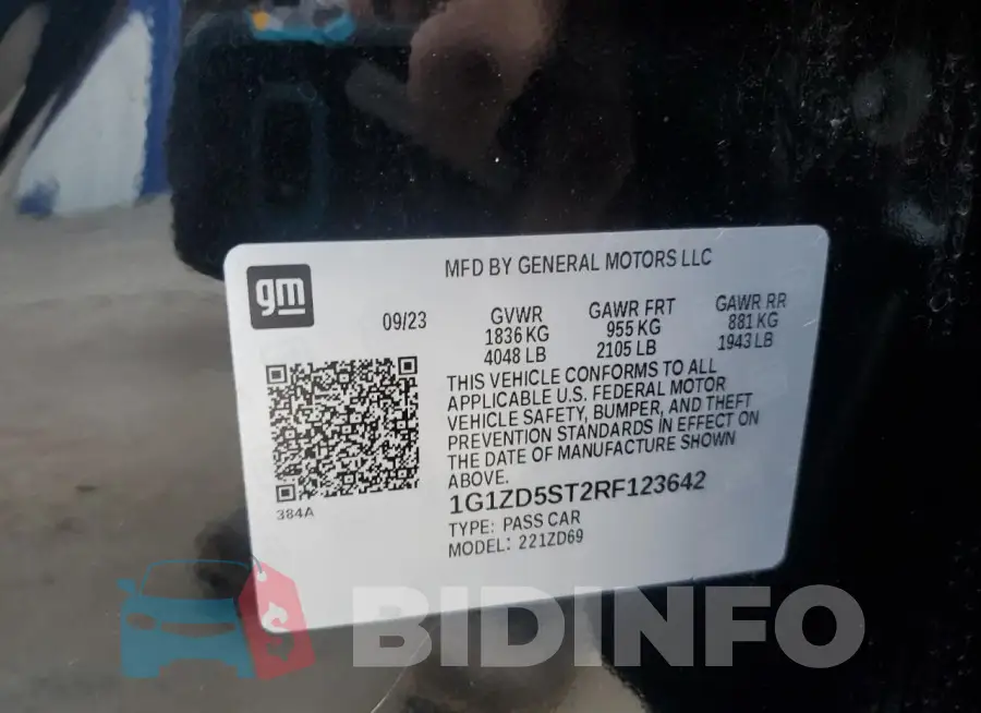 1G1ZD5ST2RF123642 Photo# 12