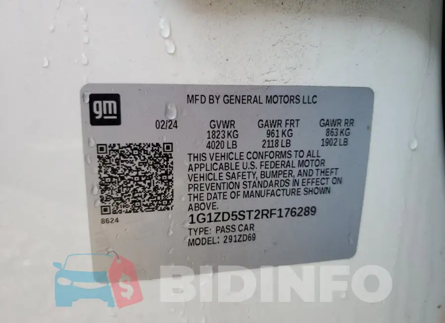 1G1ZD5ST2RF176289 Photo# 13