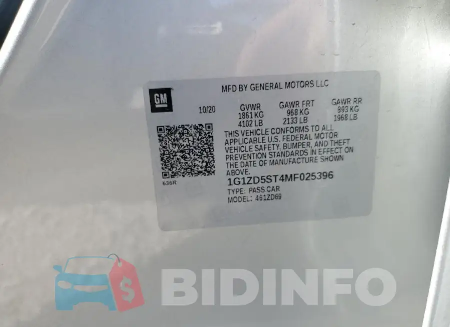 1G1ZD5ST4MF025396 Photo# 13