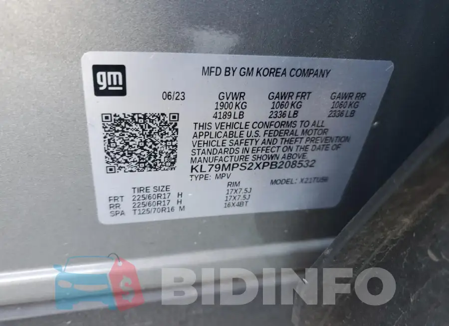 KL79MPS2XPB208532 Photo# 13