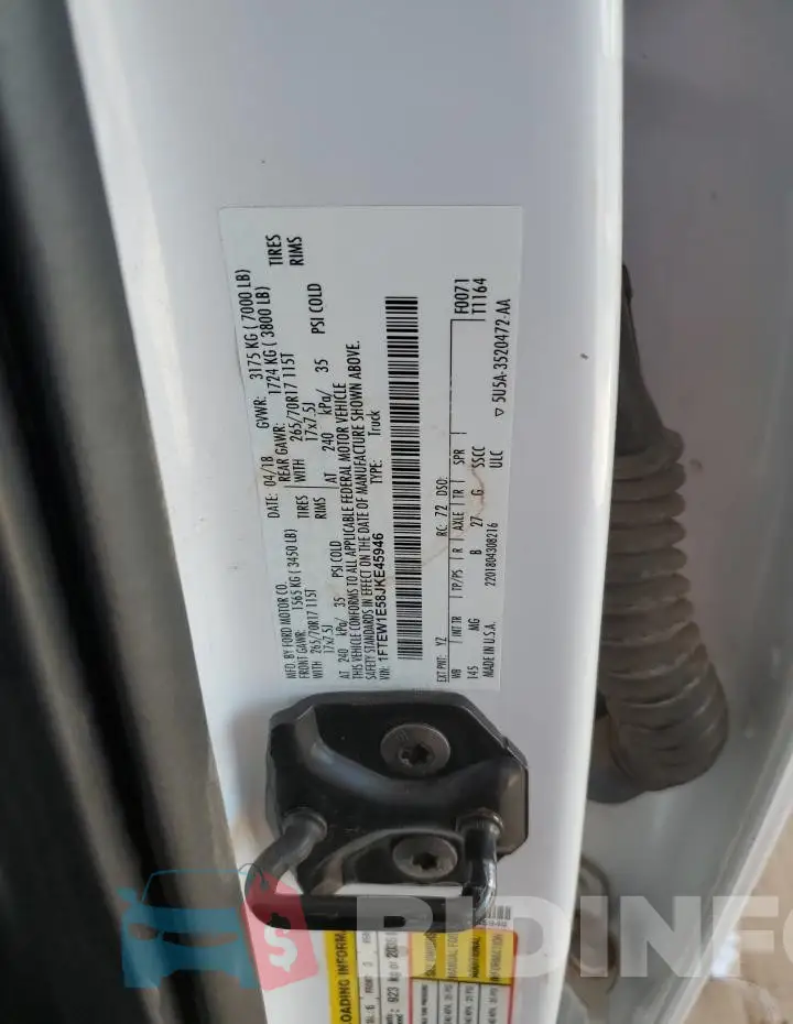 1FTEW1E58JKE45946 Photo# 12