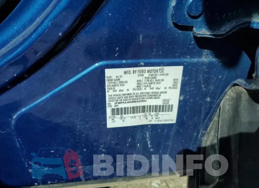 2FMPK4J9XMBA02884 Photo# 12