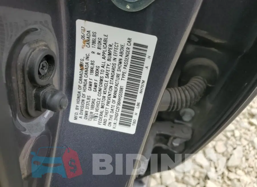 2HGFC2F56HH555981 Photo# 12