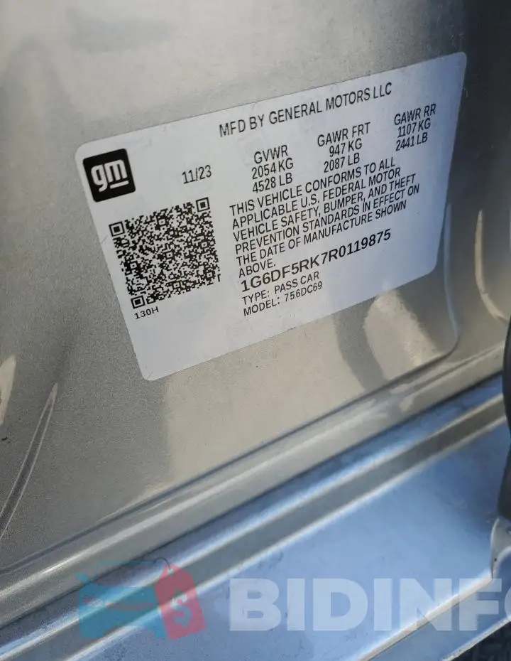 1G6DF5RK7R0119875 Photo# 13