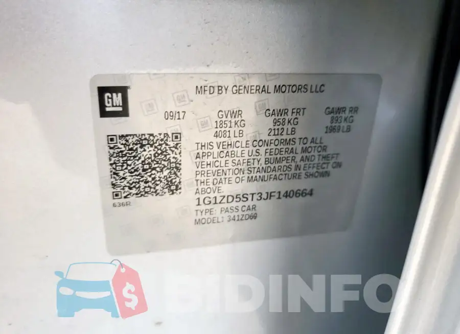 1G1ZD5ST3JF140664 Photo# 12