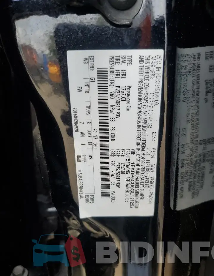 1FADP5CU0GL111252 Photo# 12