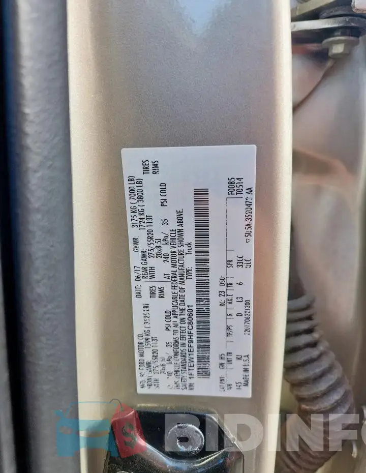 1FTEW1EF9HFC80601 Photo# 12