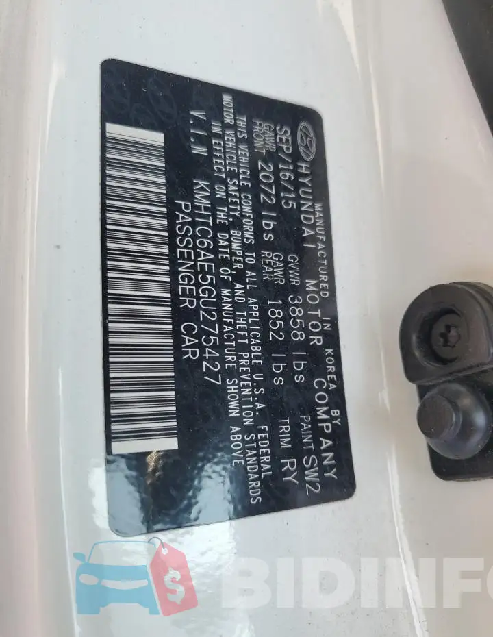 KMHTC6AE5GU275427 Photo# 13