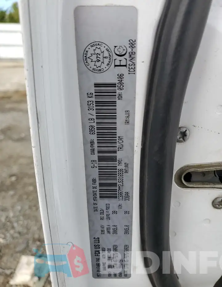 1C6RR7MM2JS316936 Photo# 12