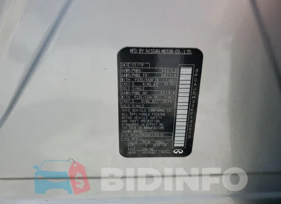 3PCAJ5M32KF132572 Photo# 13