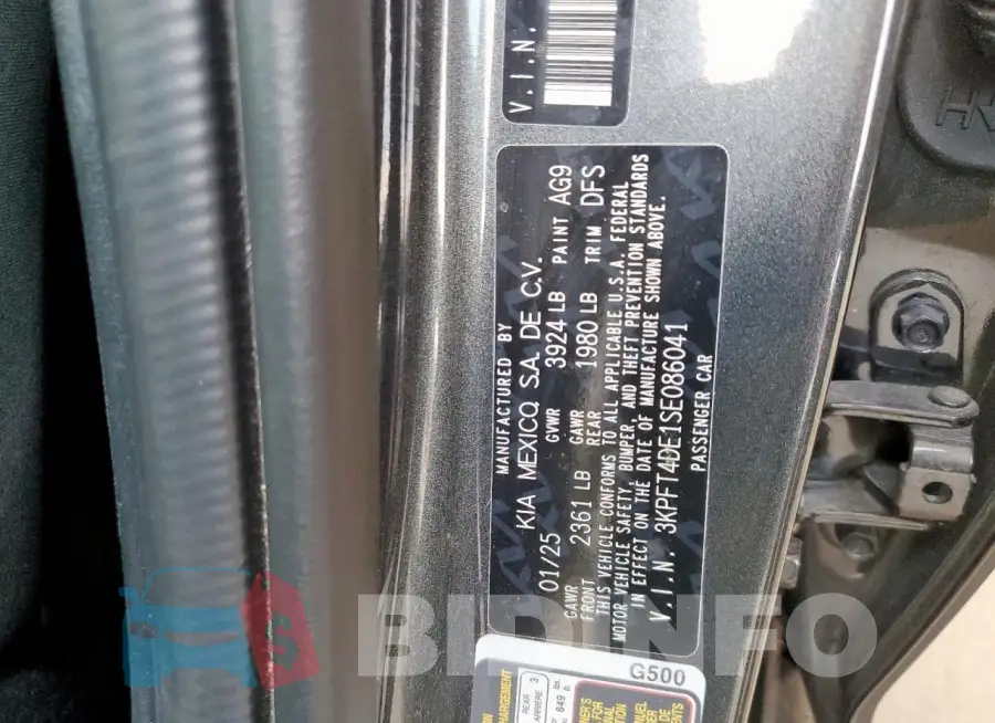 3KPFT4DE1SE086041 Photo# 12