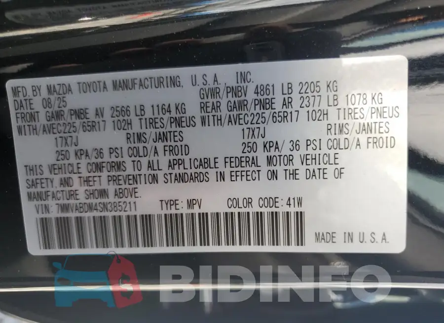 7MMVABDM4SN385211 Photo# 13