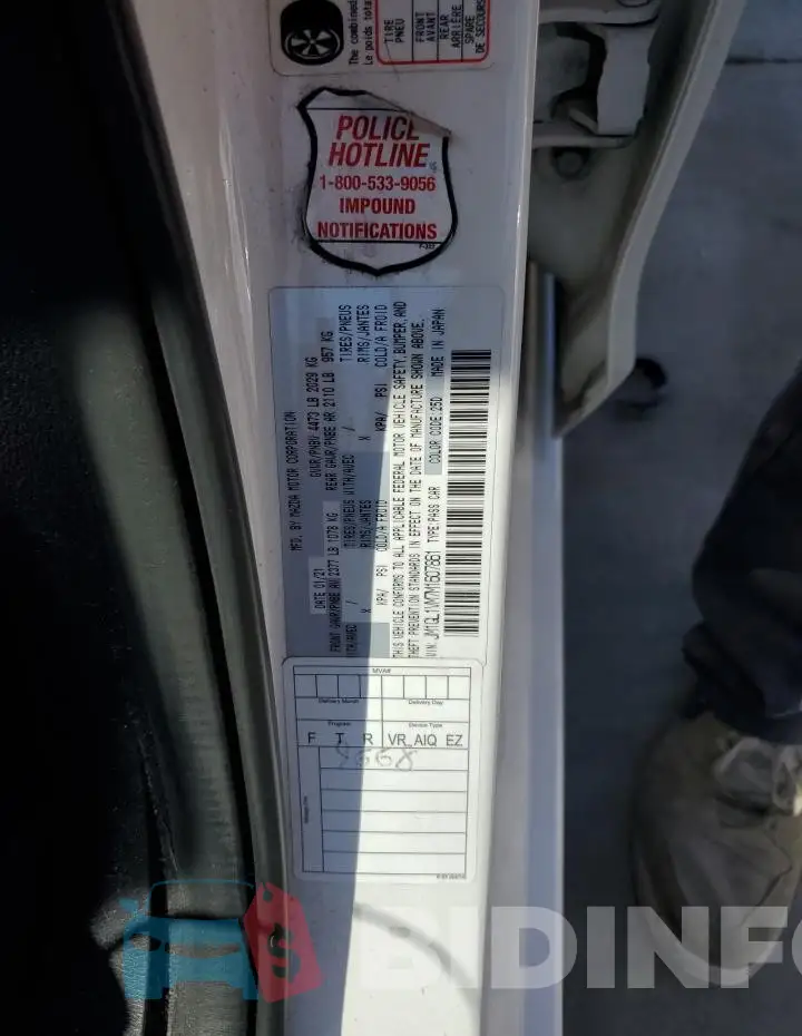 JM1GL1VM7M1607861 Photo# 12